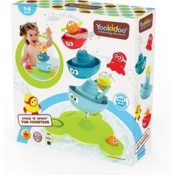 Jouets de bain bébé la fontaine magique