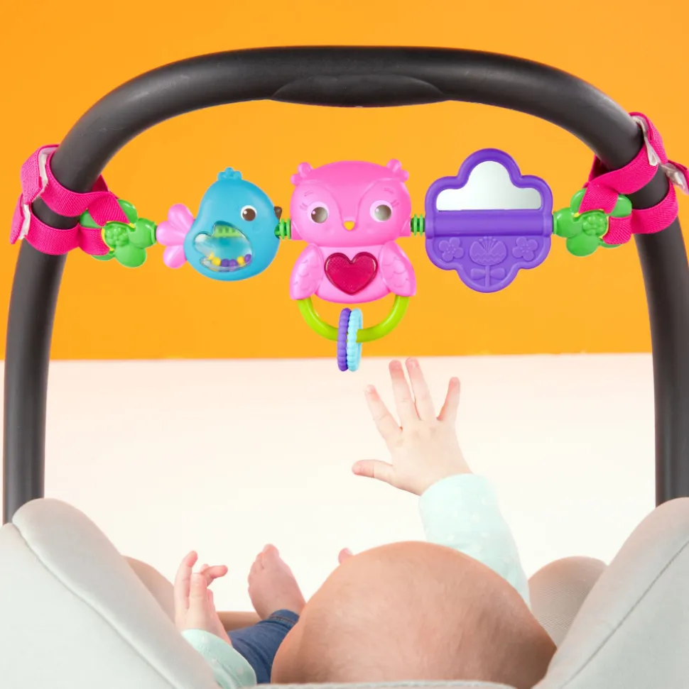 Jouets pour poussette bébé, arche d'activités petits oiseaux