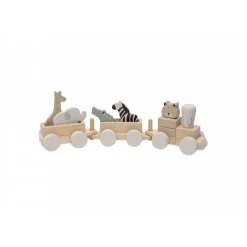 Jouet train en bois jungle jambo