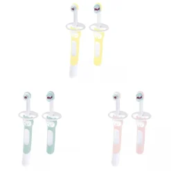 Kit brosses à dents d'apprentissage + brosse premières dents