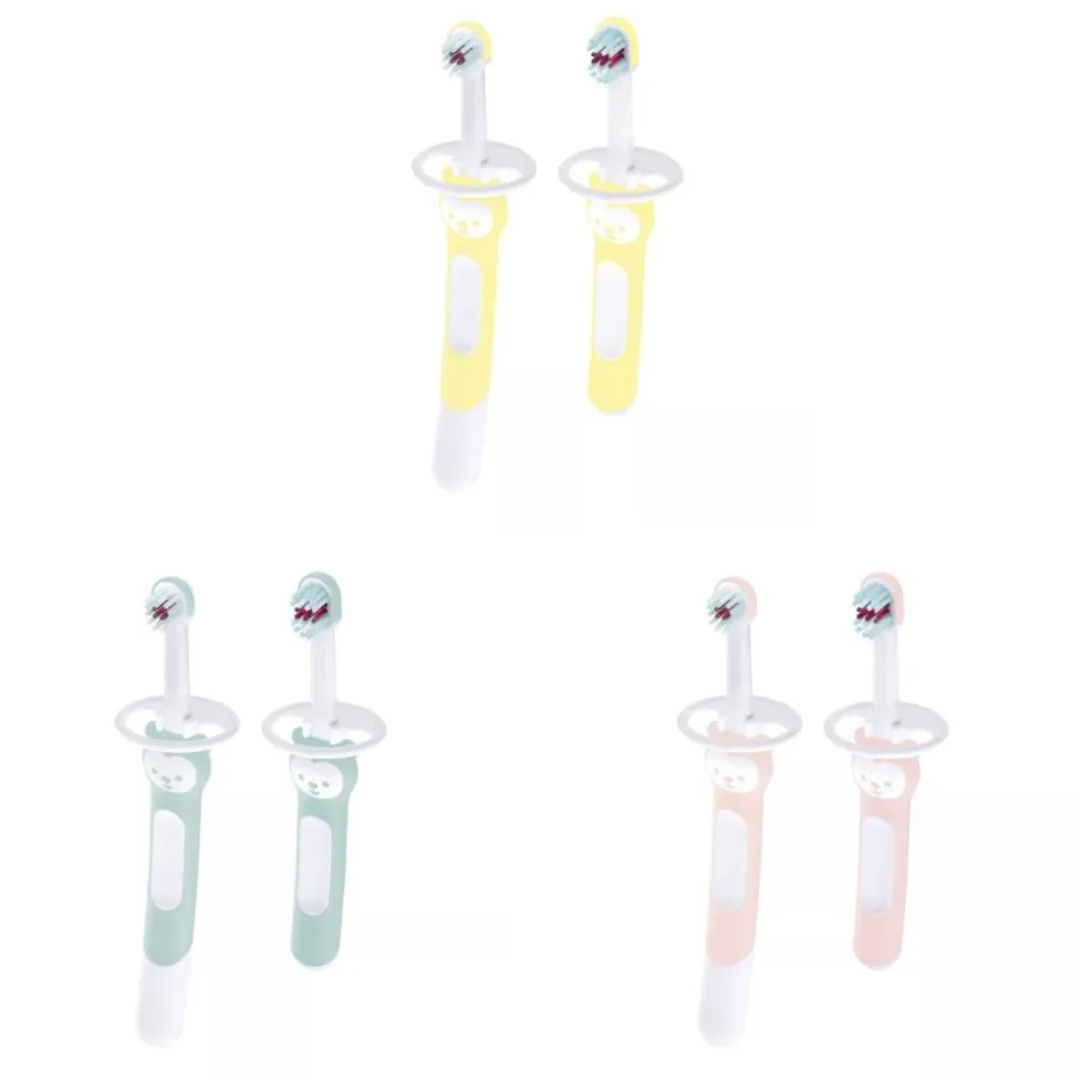 Kit brosses à dents d'apprentissage + brosse premières dents