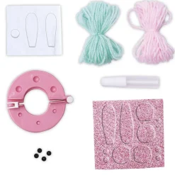 Kit créatif 2 pompons animaux à créer