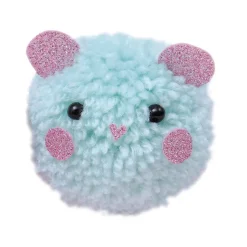 Kit créatif 2 pompons animaux à créer