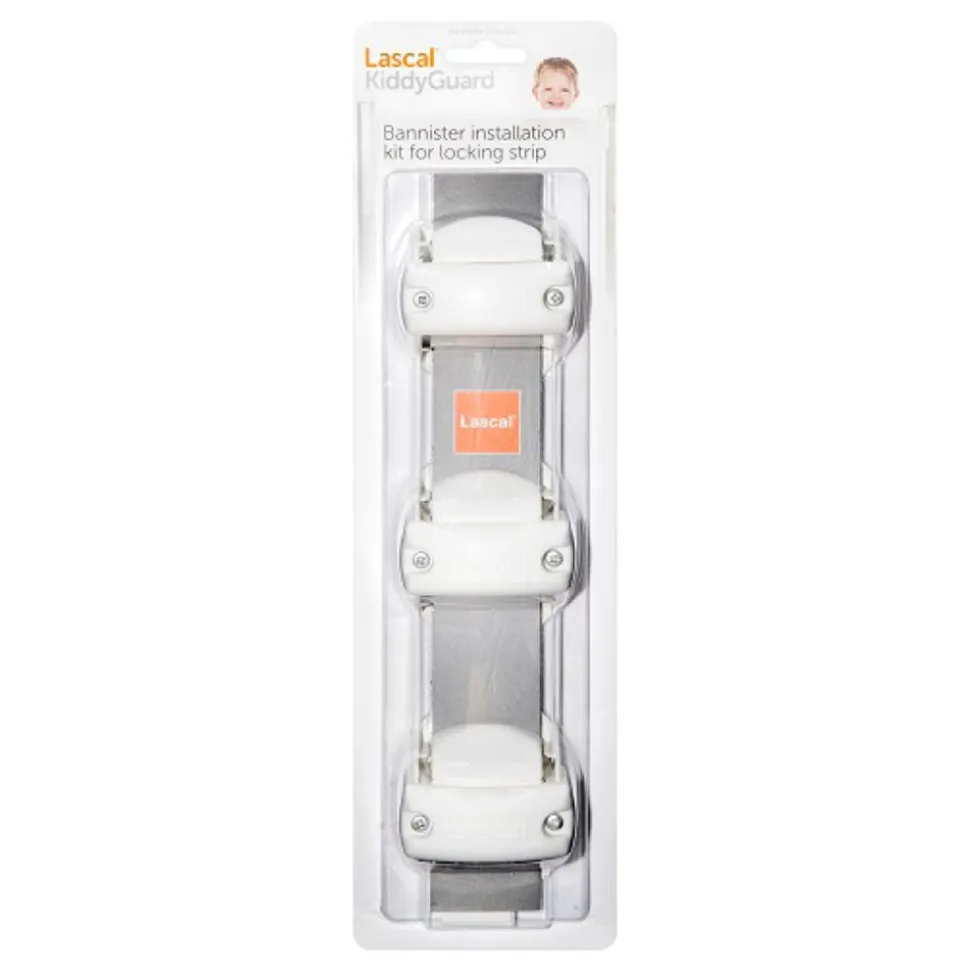 Kit d'installation rampe côté fermeture kiddy guard blanc