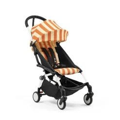 Kit d'été poussette yoyo 3 avec ombrelle, assise pack 6+ et sac tote bag capri - edition limitée riviera