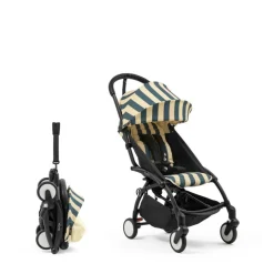 Kit d'été poussette yoyo 3 avec ombrelle, assise pack 6+ et sac tote bag monaco - edition limitée riviera