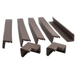 Kit protection cheminée mousse antichoc et coins chocolat