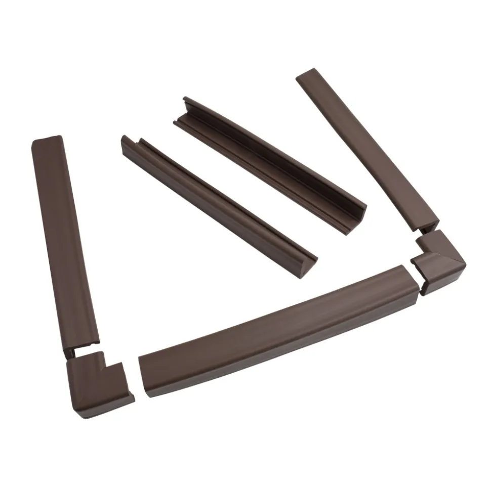 Kit protection cheminée mousse antichoc et coins chocolat