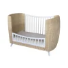 Kit évolutif lit bébé coquillage 70x140 cm neige