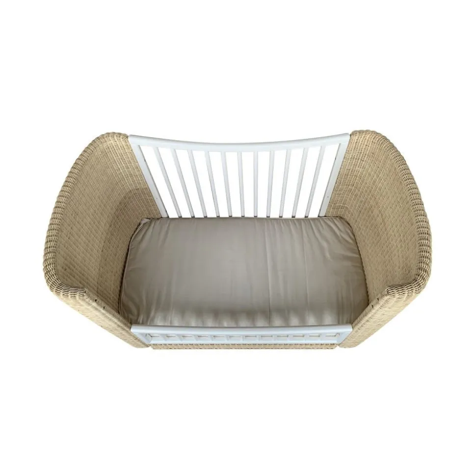 Kit évolutif lit bébé coquillage 70x140 cm neige