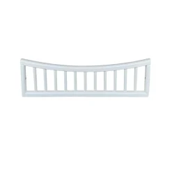Kit évolutif lit bébé coquillage 70x140 cm neige
