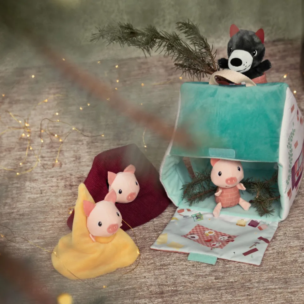 La maison du loup et des 3 petits cochons