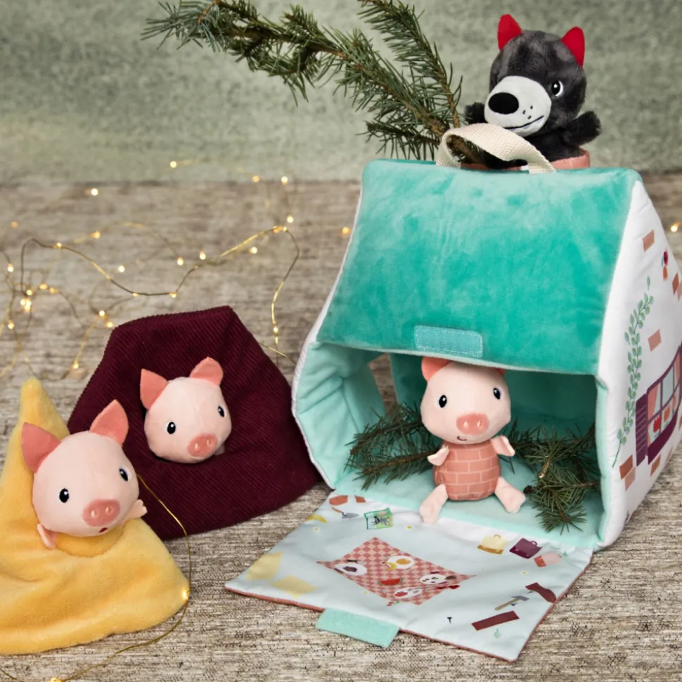 La maison du loup et des 3 petits cochons