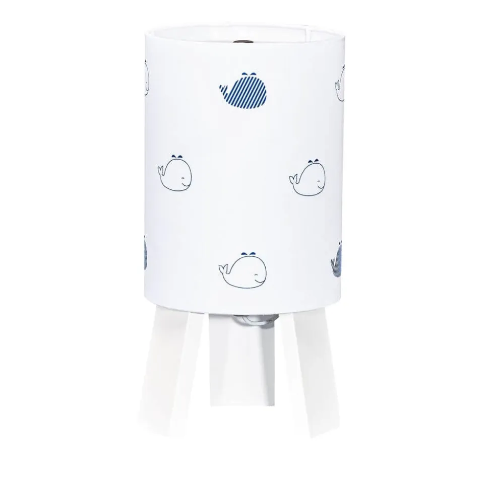 Lampe de chevet moderne blue baleine