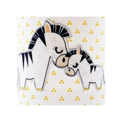 Lampe de chevet pluche et pompon