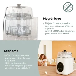 Lave biberon stérilisateur nutriwash 4 en 1