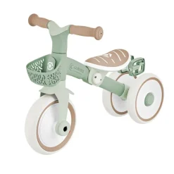 Learning trike plus 2 en 1 evolutif vert olive / sauge