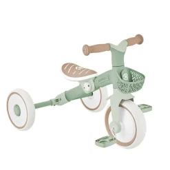 Learning trike plus 2 en 1 evolutif vert olive / sauge