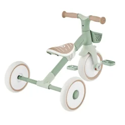 Learning trike plus 2 en 1 evolutif vert olive / sauge