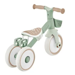 Learning trike plus 2 en 1 evolutif vert olive / sauge