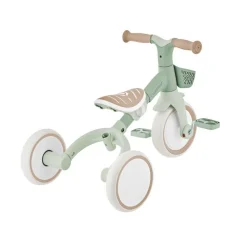 Learning trike plus 3 in 1 évolutif eco-logic sauge