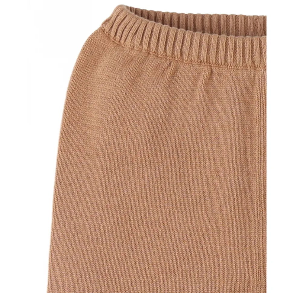 Legging maille marron 6 mois
