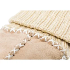 Les moufles en peau d'agneau gr. ii beige