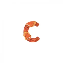 Lettre bois - c orange