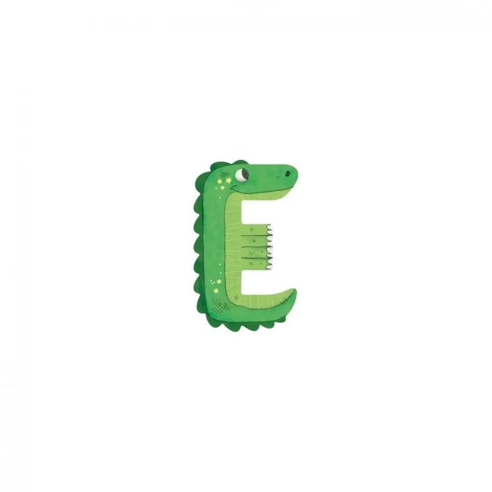 Lettre bois - e vert