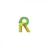 Lettre bois - r vert