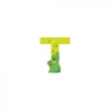 Lettre bois - t vert