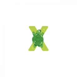 Lettre bois - x vert