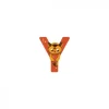 Lettre bois - y orange
