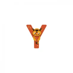 Lettre bois - y orange