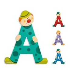 Lettre de l'alphabet clown a