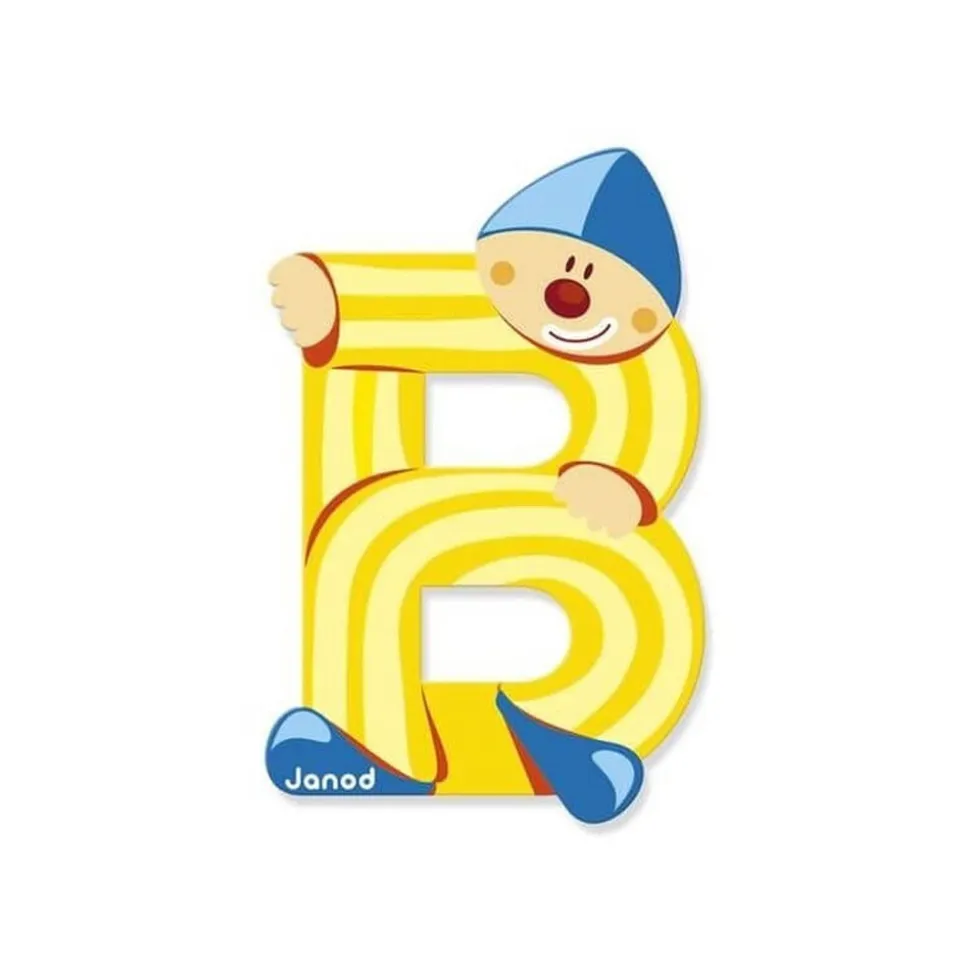Lettre de l'alphabet clown b