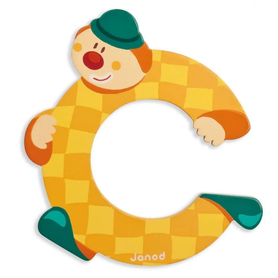 Lettre de l'alphabet clown c