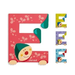 Lettre de l'alphabet clown e