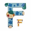 Lettre de l'alphabet clown f