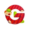 Lettre de l'alphabet clown g