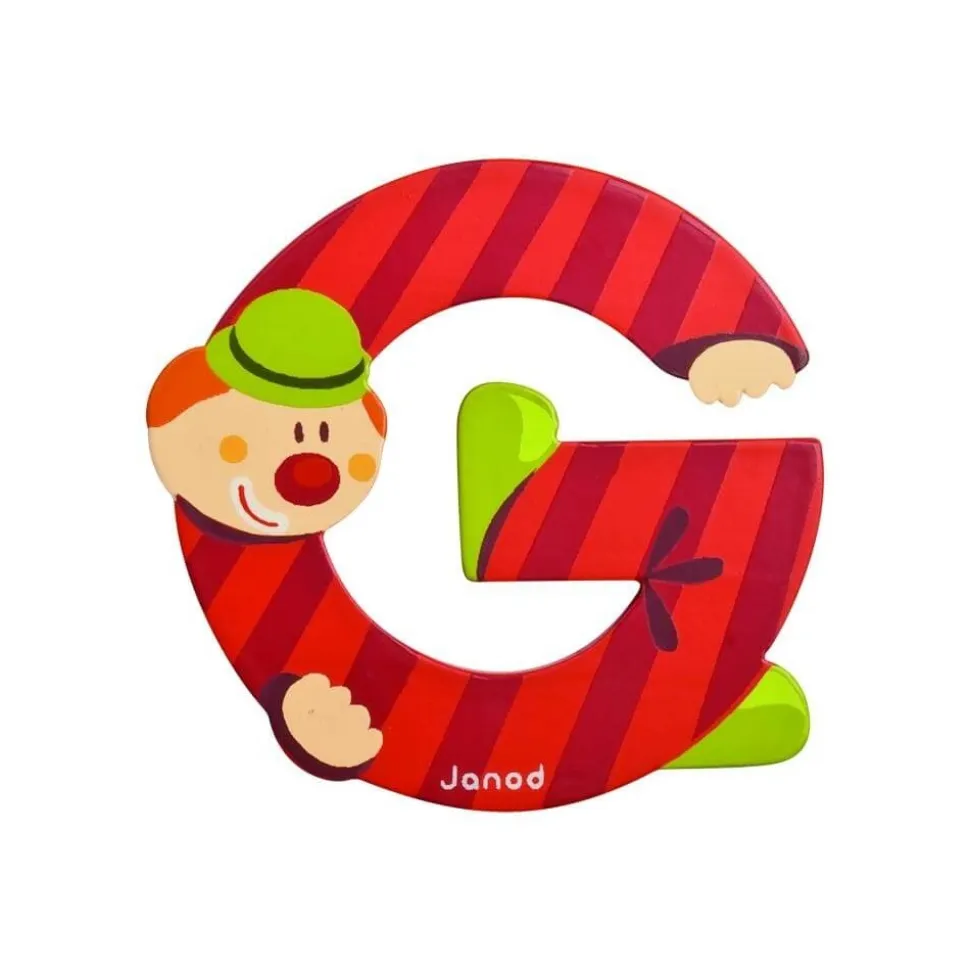 Lettre de l'alphabet clown g