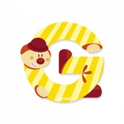 Lettre de l'alphabet clown g
