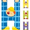 Lettre de l'alphabet clown h