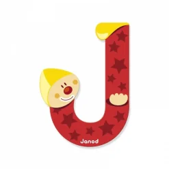 Lettre de l'alphabet clown j