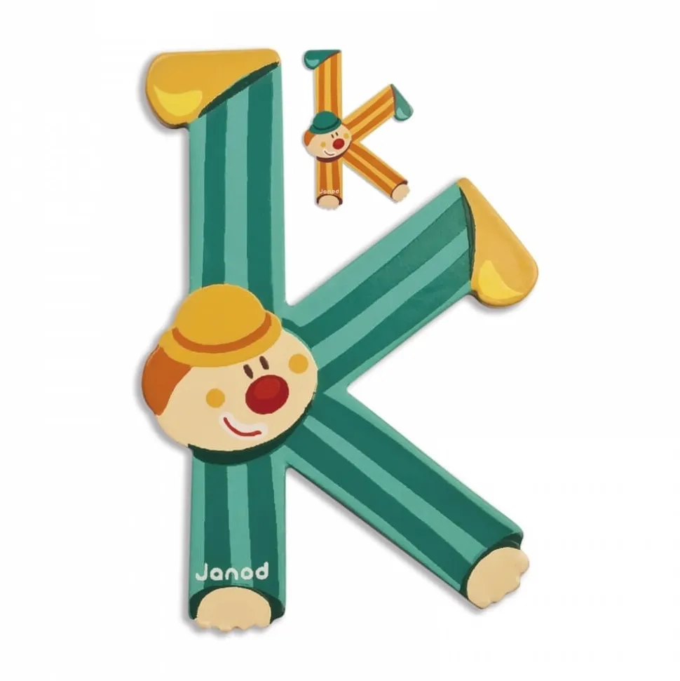 Lettre de l'alphabet clown k