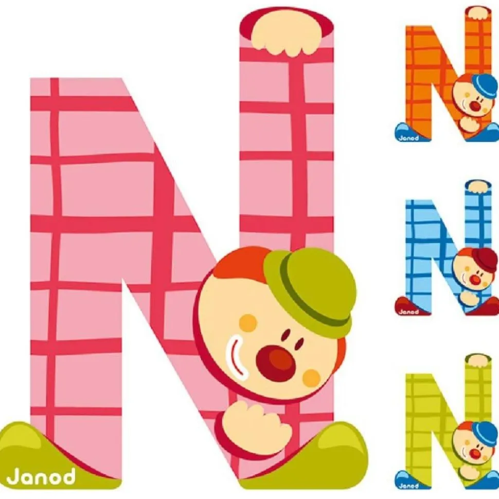 Lettre de l'alphabet clown n