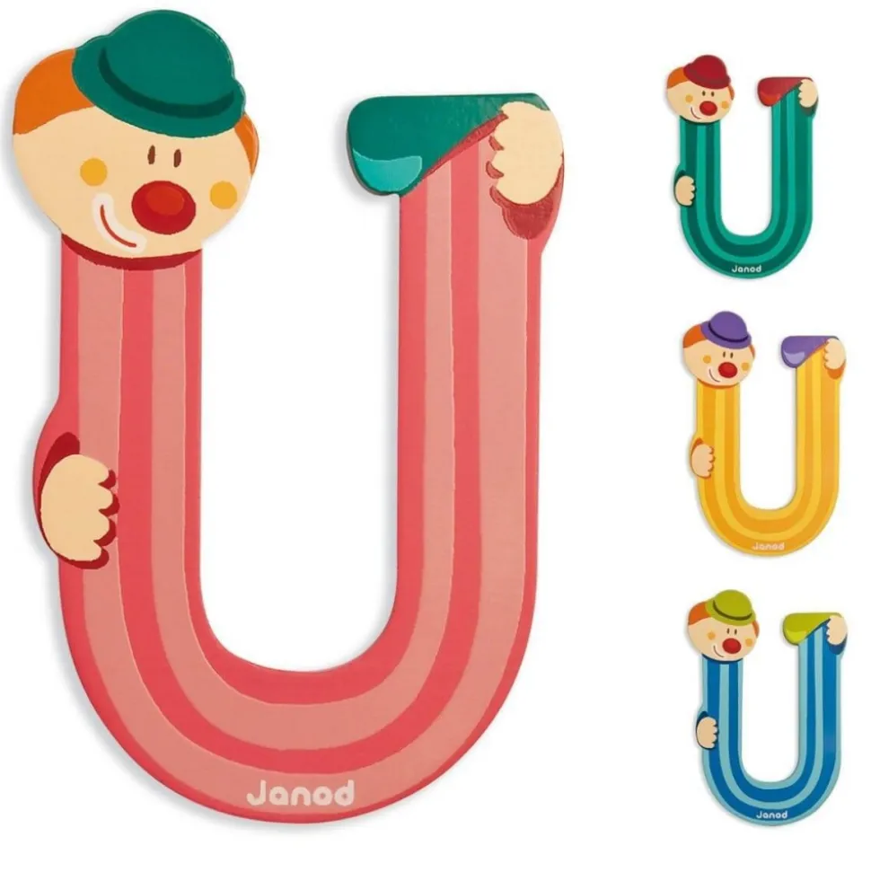 Lettre de l'alphabet clown u