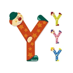 Lettre de l'alphabet clown y