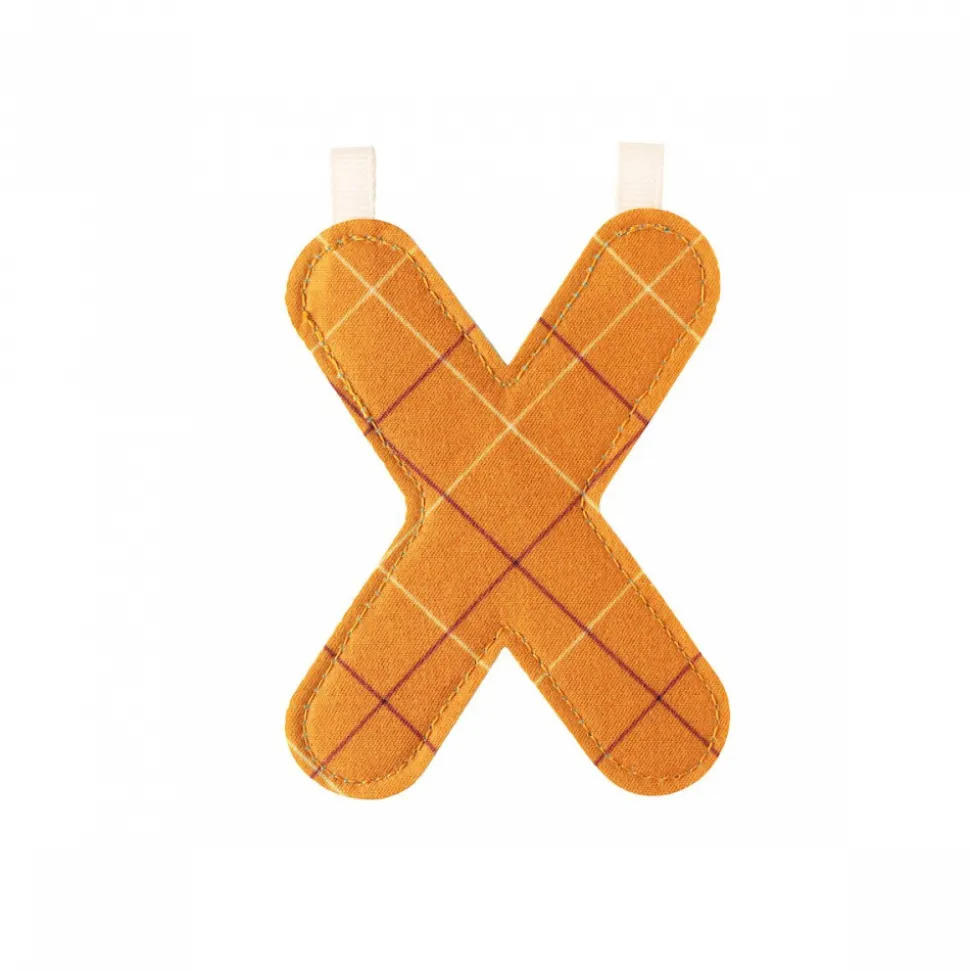 Lettre de l'alphabet décorative x