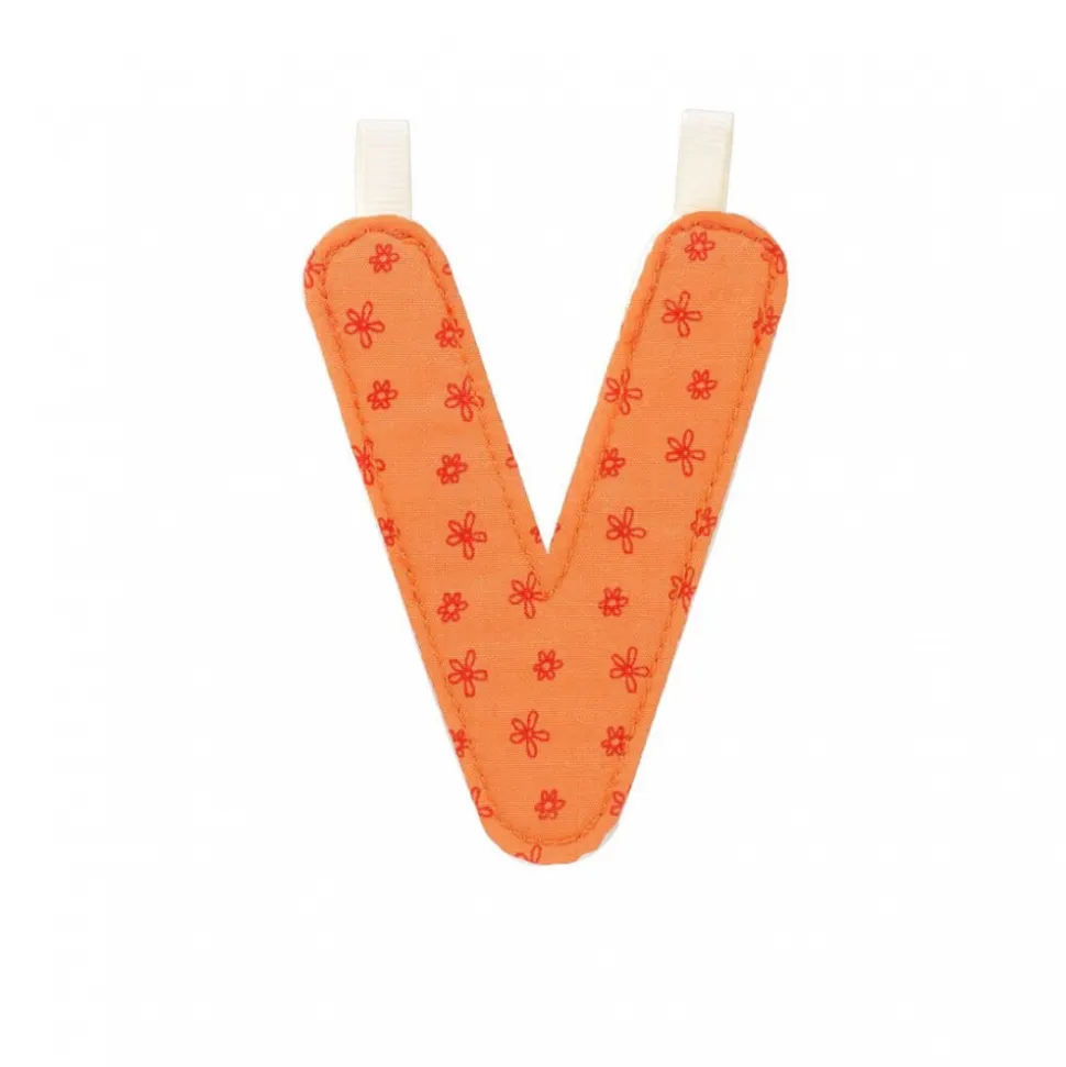 Lettre de l'alphabet décorative v